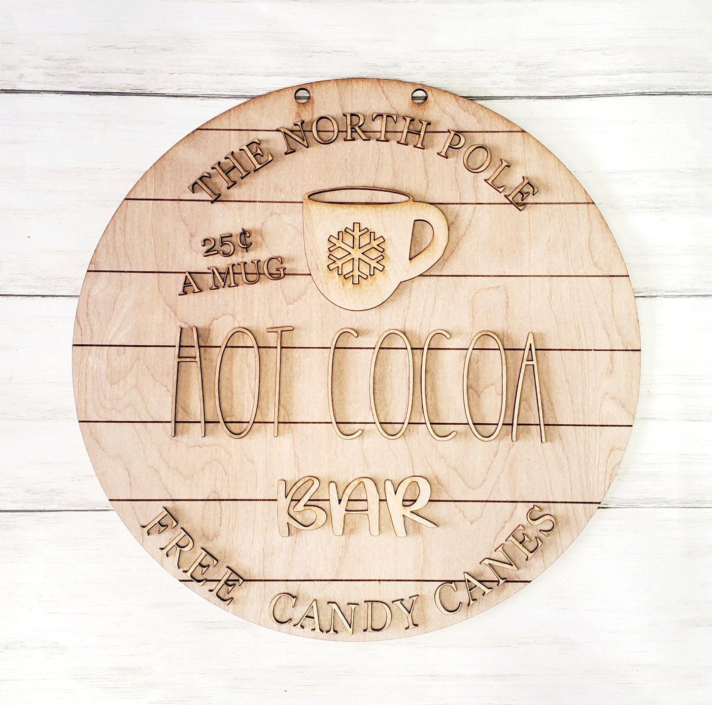 Hot Cocoa Tier Tray DIY KIT