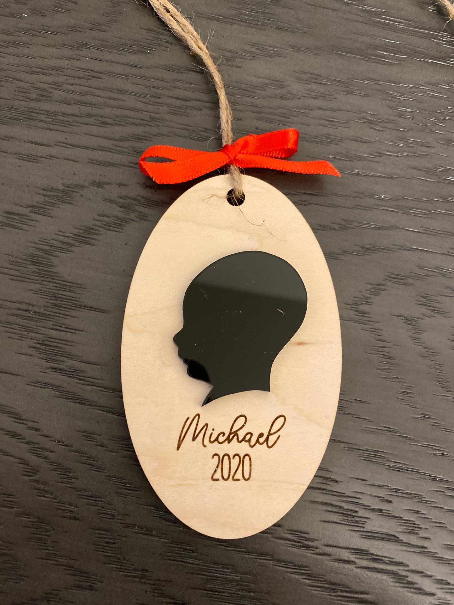 Child Silhouette Ornament