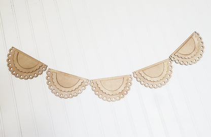 Patriotic red white & blue bunting banner