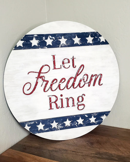 Let Freedom Ring 18_Inch Door hanger