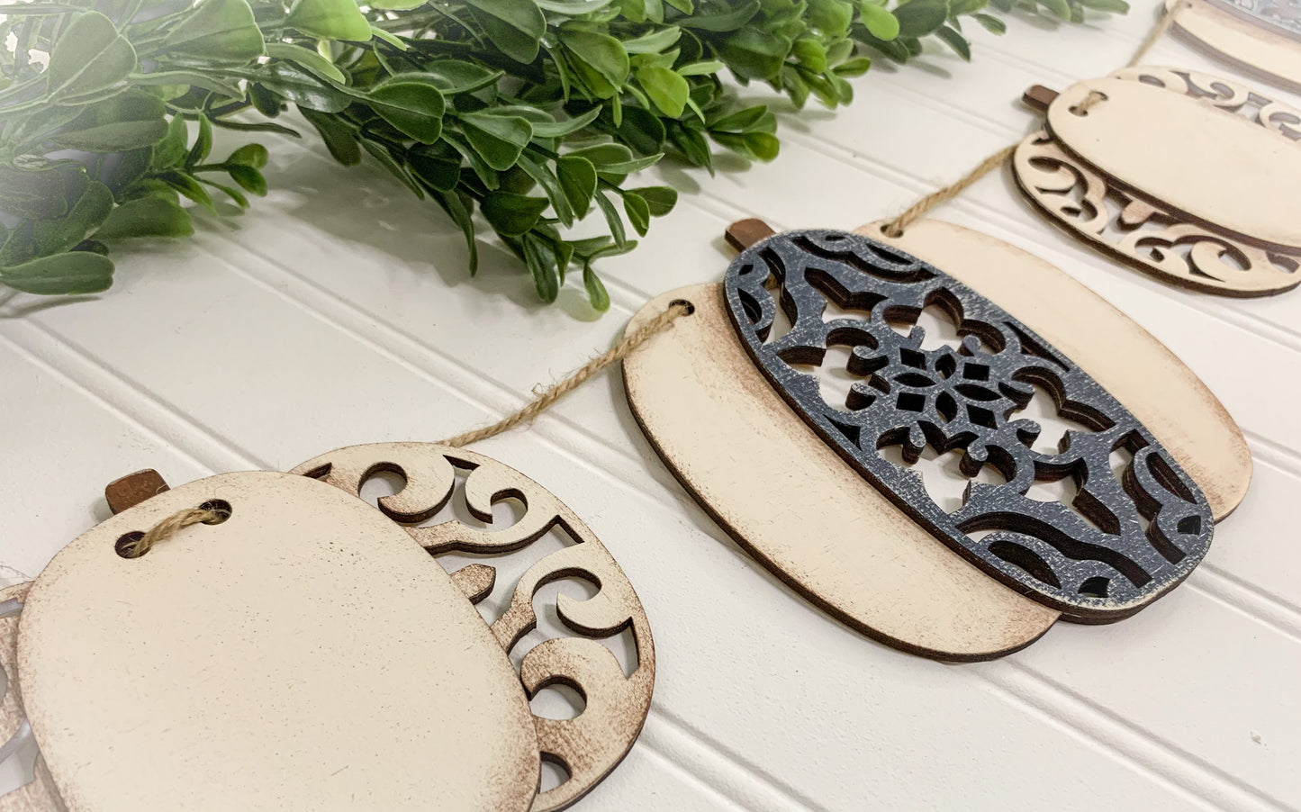 Ornate Pumpkin Banner