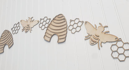 Bee Shapes Banner