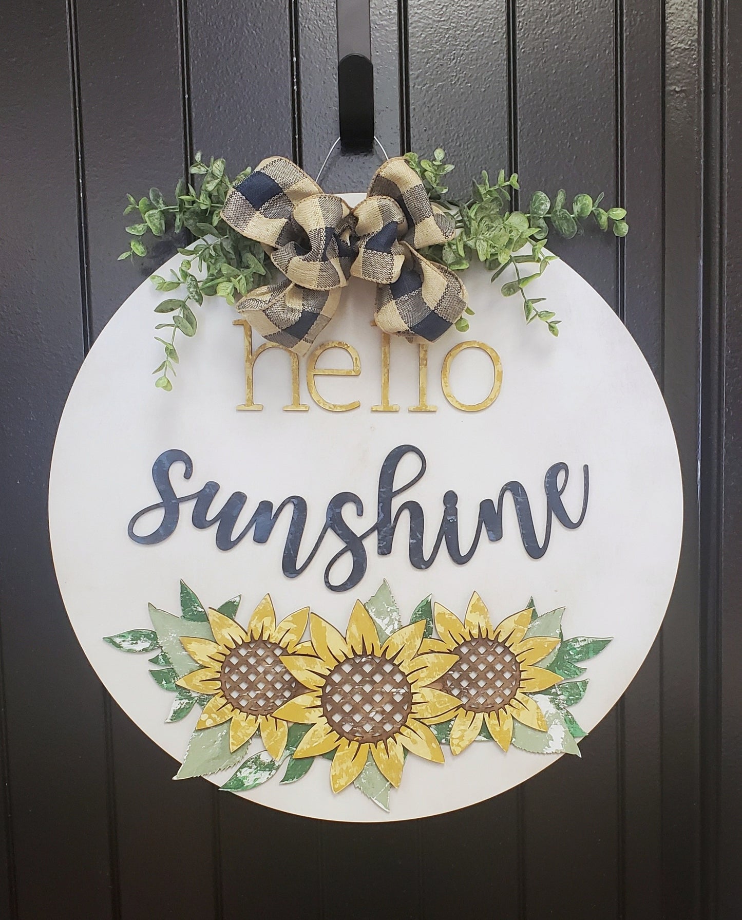 Sunflower Door Hanger