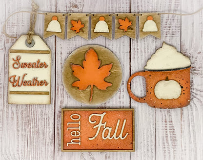 Hello Fall Mug Tier Tray Set