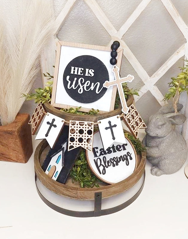 Easter Blessings Tier Tray