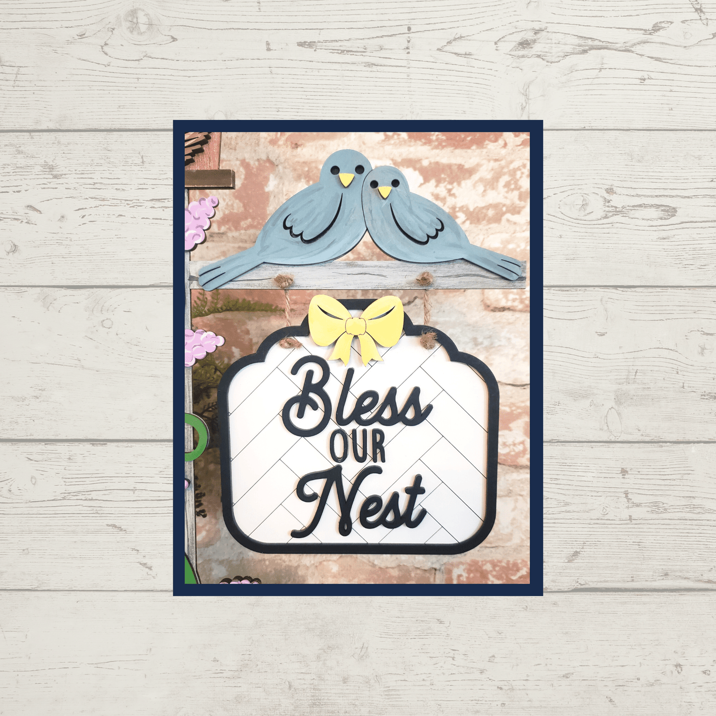 DIY- Bless Our Nest Bird House Shelf Sitter