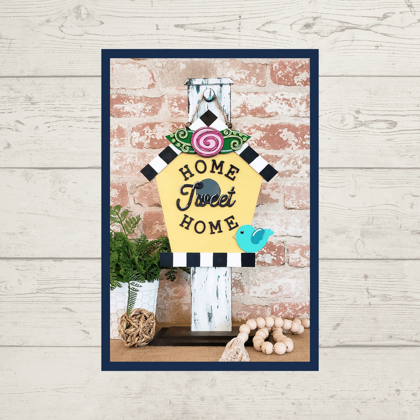 Home Tweet Home Bird House Sign