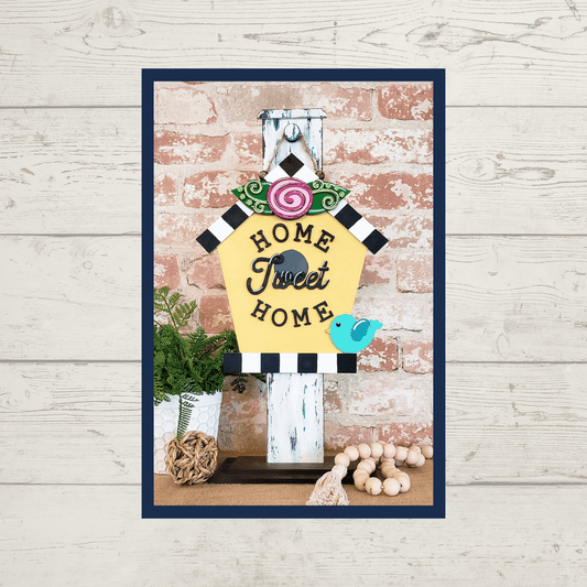 Home Tweet Home Bird House Sign