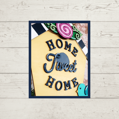 Home Tweet Home Bird House Sign