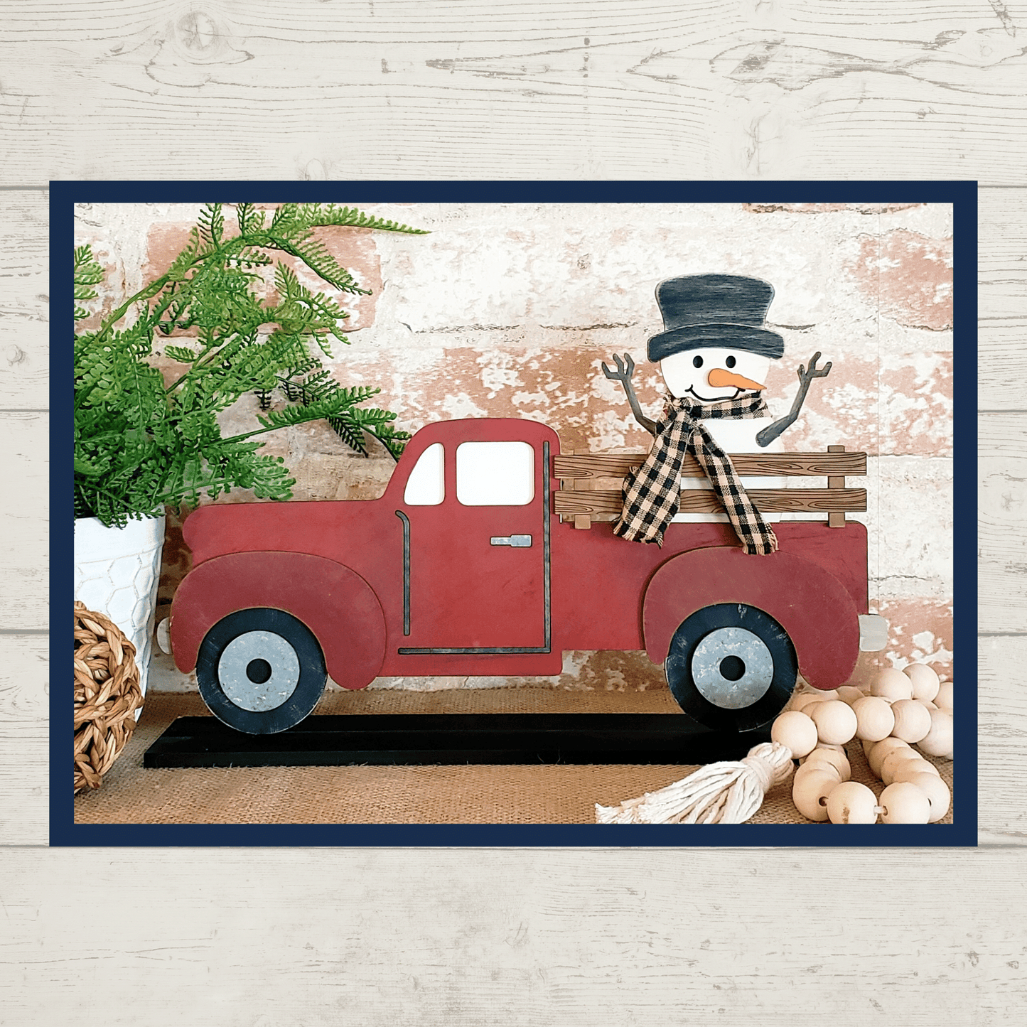 Julie Did It Inter changeable Rustic Truck