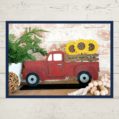 Julie Did It Inter changeable Rustic Truck