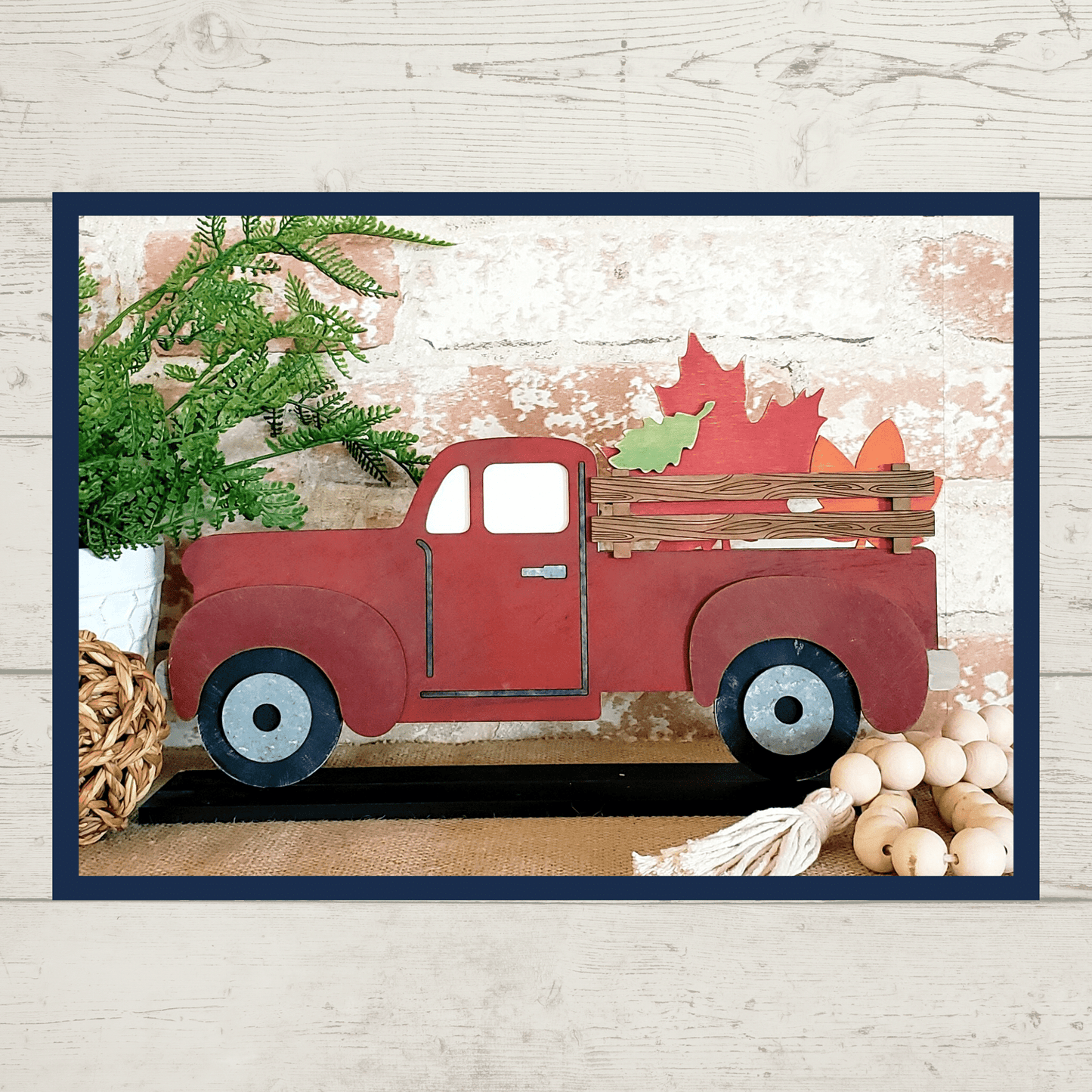 Julie Did It Inter changeable Rustic Truck