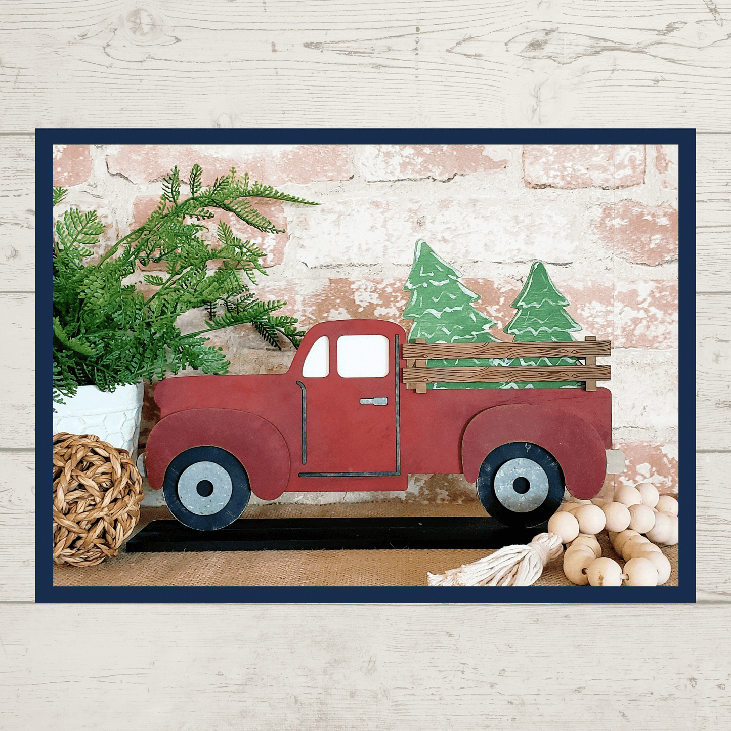 Julie Did It Inter changeable Rustic Truck