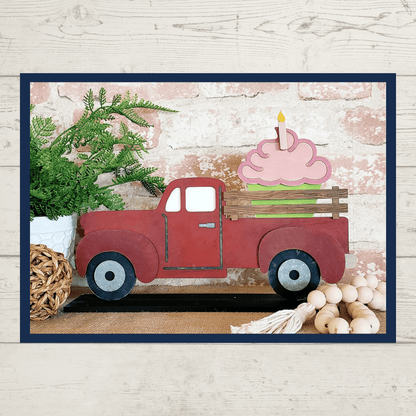 Julie Did It Inter changeable Rustic Truck