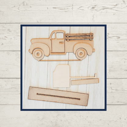 Julie Did It Inter changeable Rustic Truck