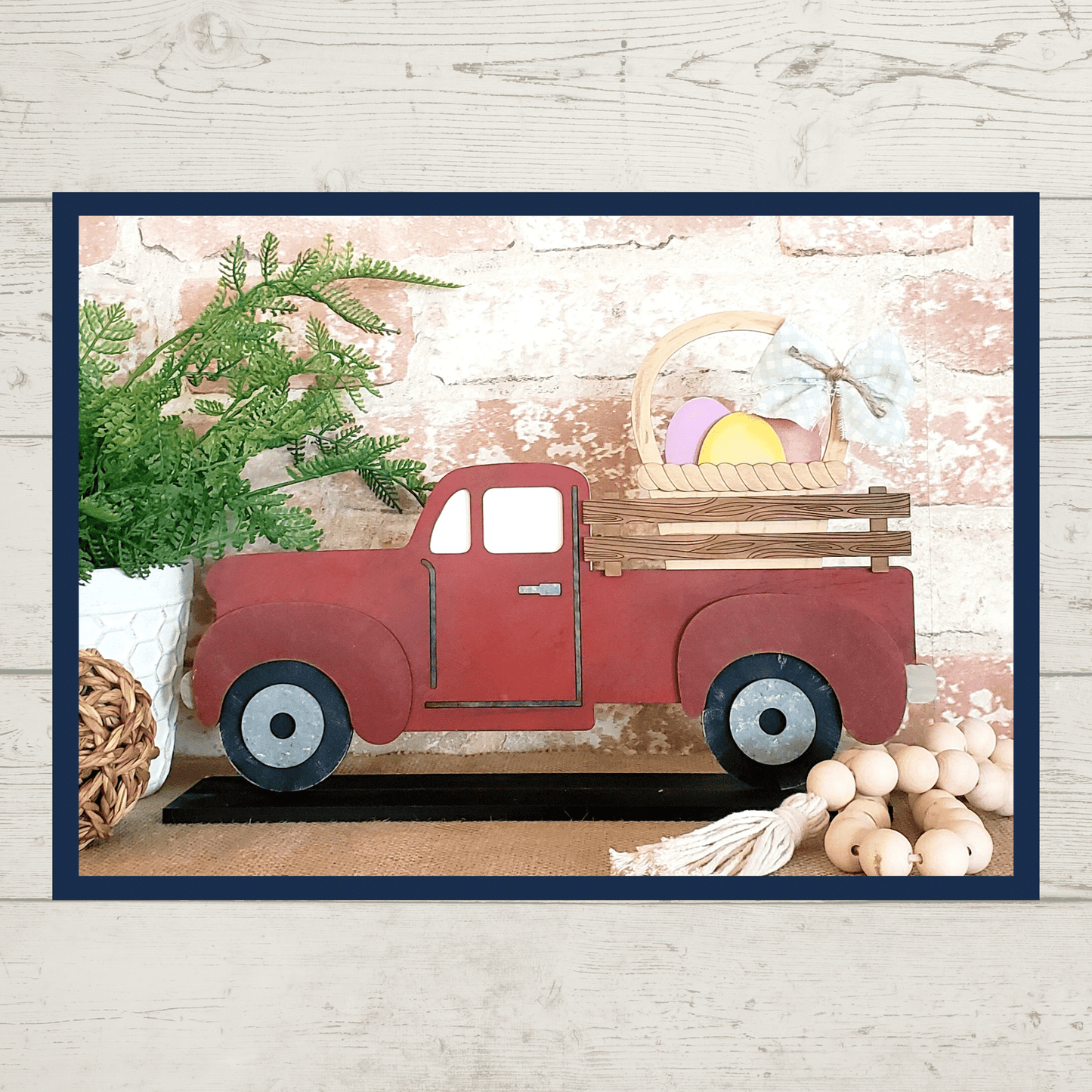 Julie Did It Inter changeable Rustic Truck