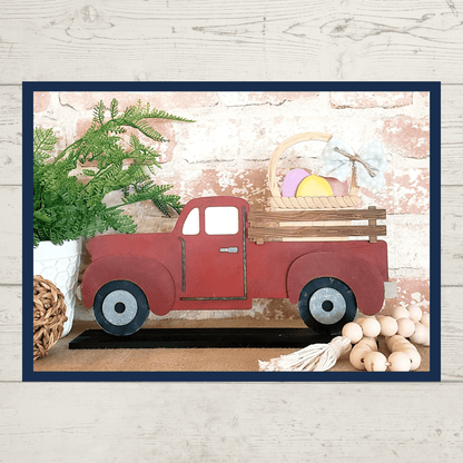 Julie Did It Inter changeable Rustic Truck
