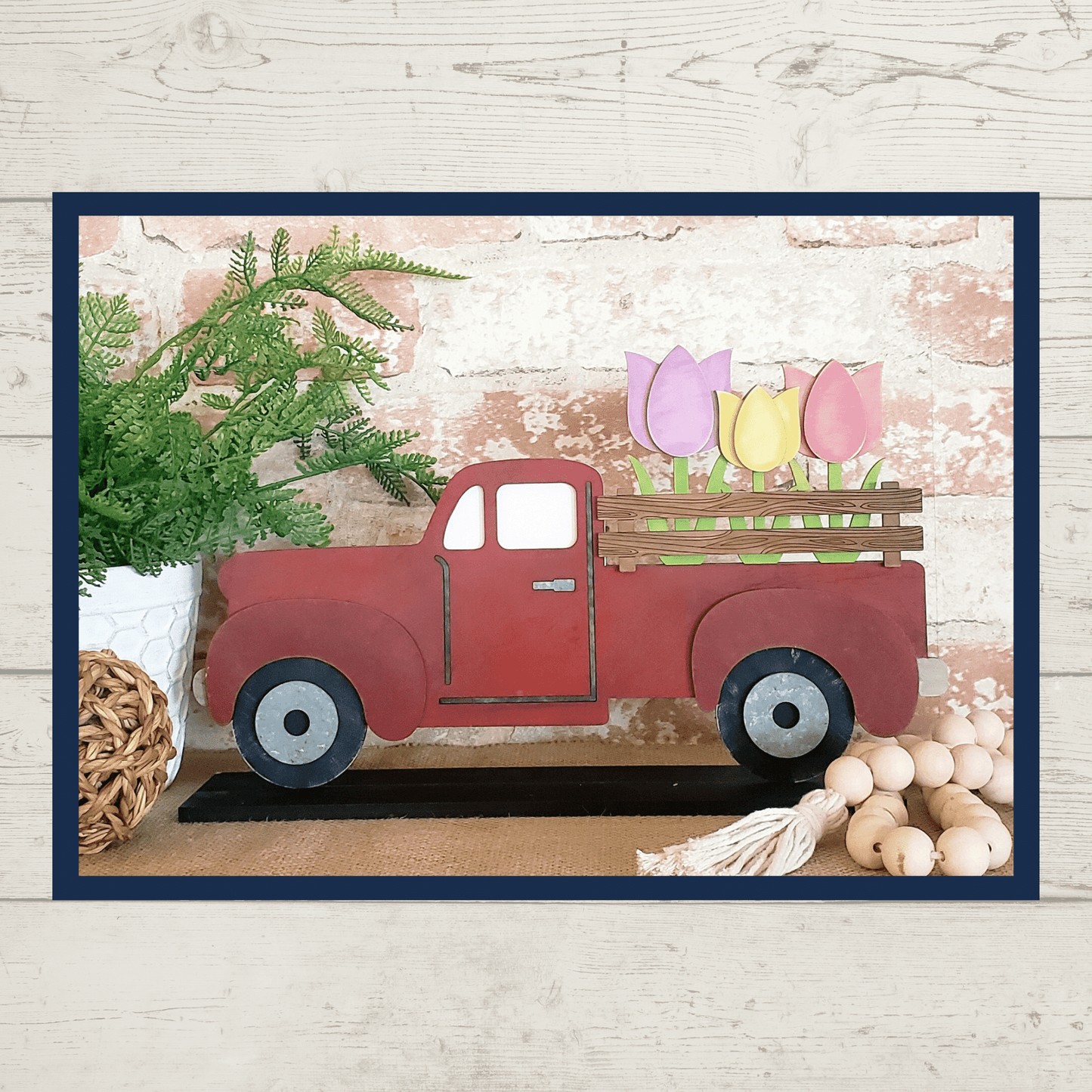Julie Did It Inter changeable Rustic Truck