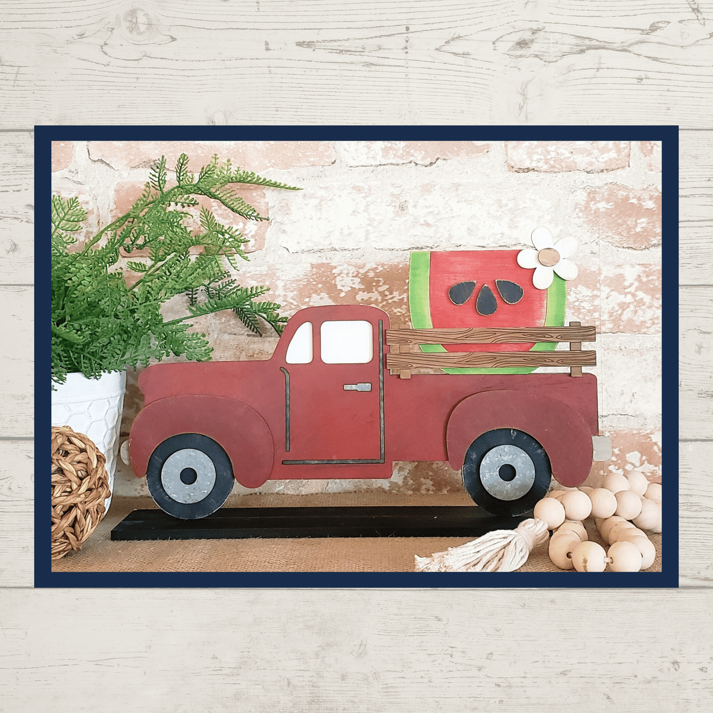 Julie Did It Inter changeable Rustic Truck