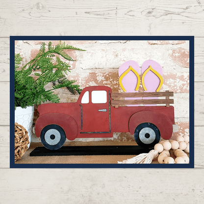 Julie Did It Inter changeable Rustic Truck