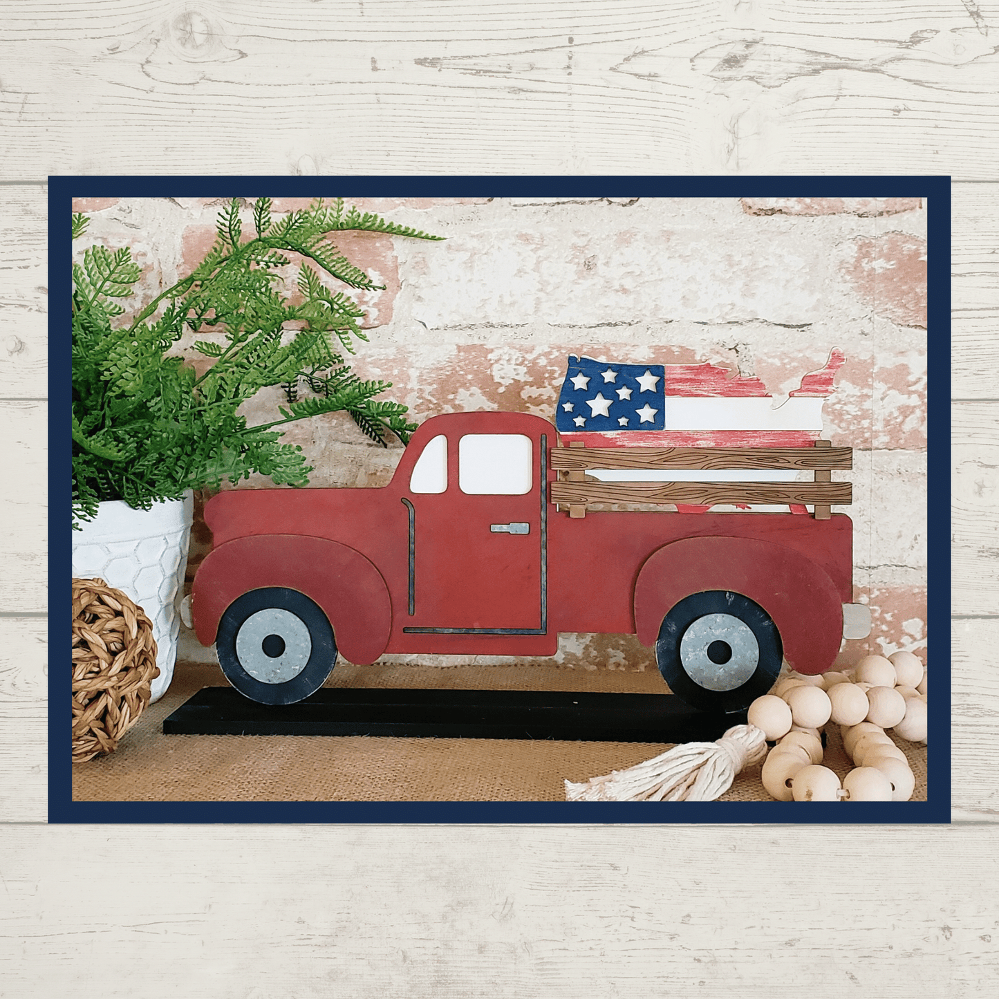 Julie Did It Inter changeable Rustic Truck