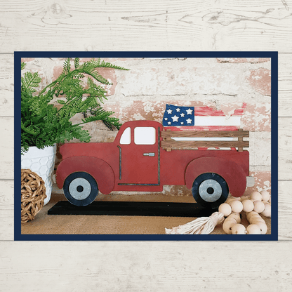 Julie Did It Inter changeable Rustic Truck