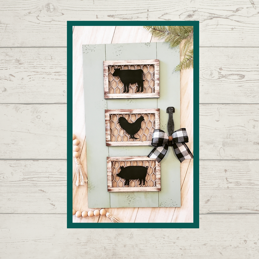 Julie Did It Farm Animal Trio