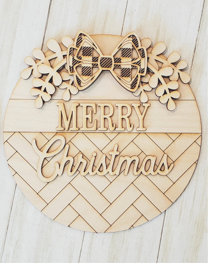 Julie Did It Merry Christmas Herringbone