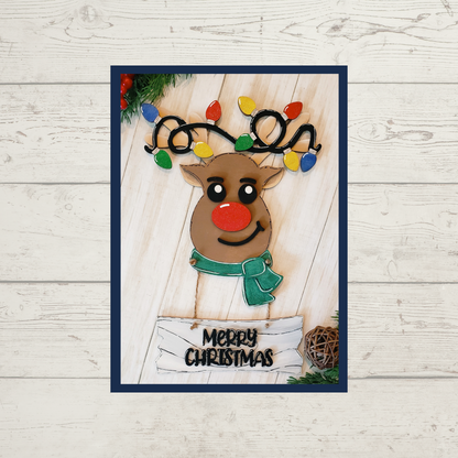 Julie Did It Rudolph Door Hanger