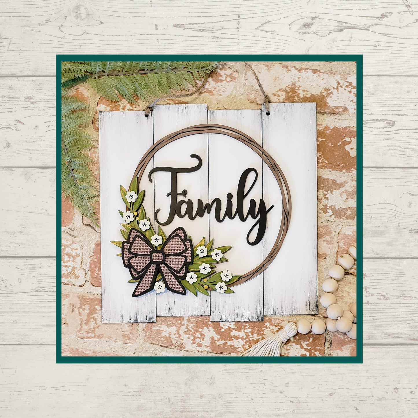 Julie Did It Rustic Welcome Sign