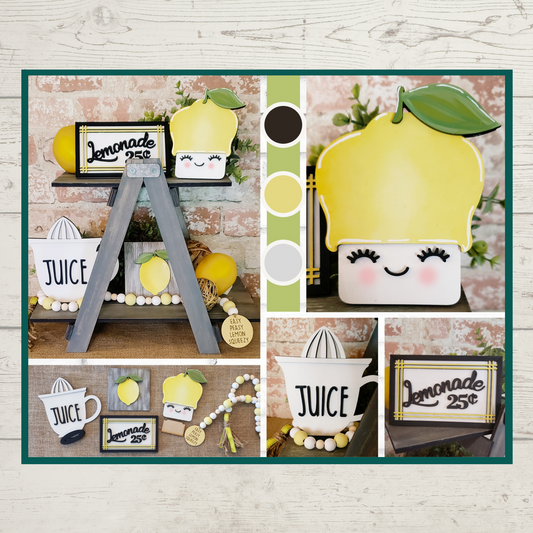 Julie Did It Lemon Tiered Tray