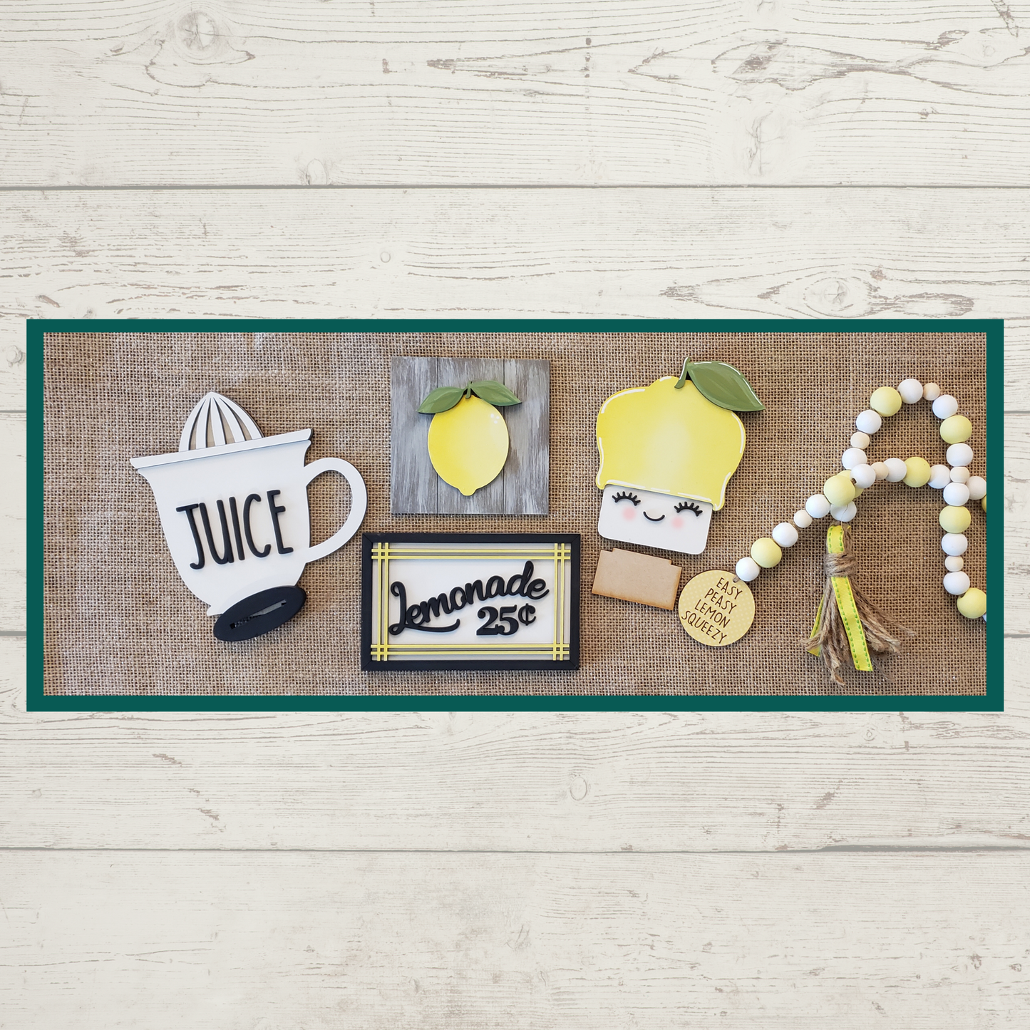 Julie Did It Lemon Tiered Tray