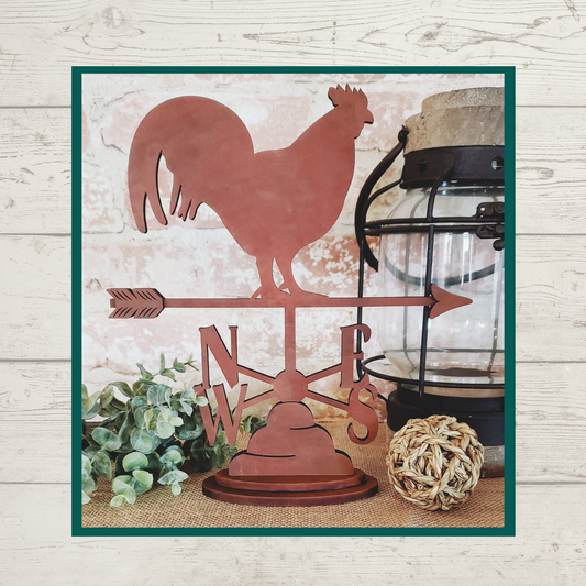 Julie Did It Weather Vane Rooster