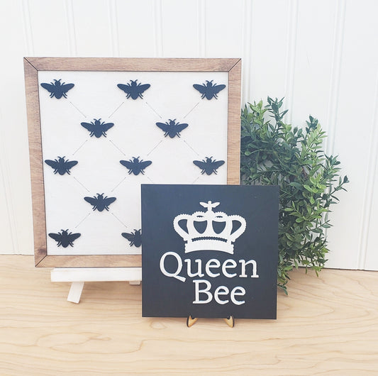 Queen Bee Sign Duo