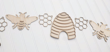 Bee Shapes Banner