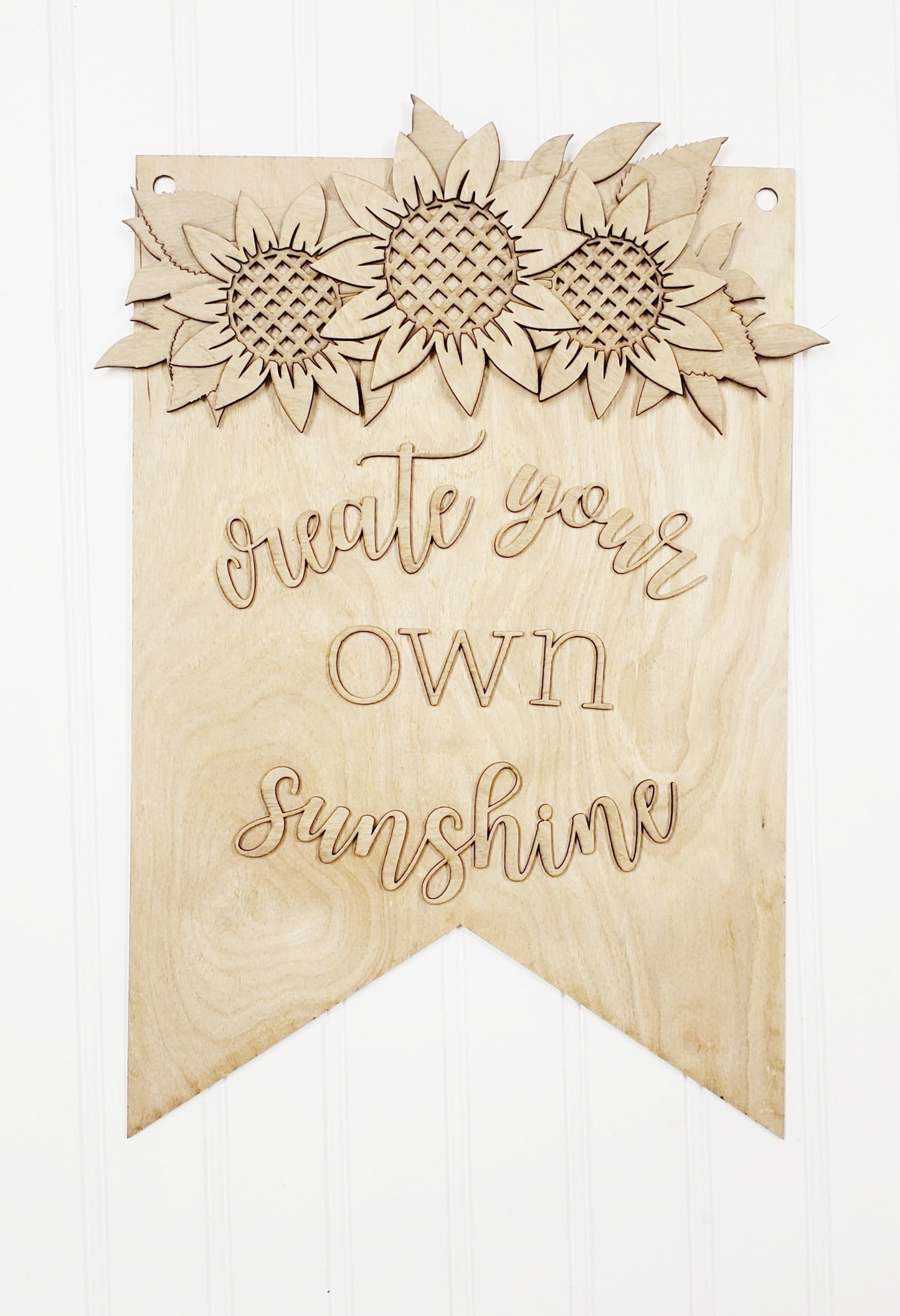 Fall Sunflowers Door Hanger