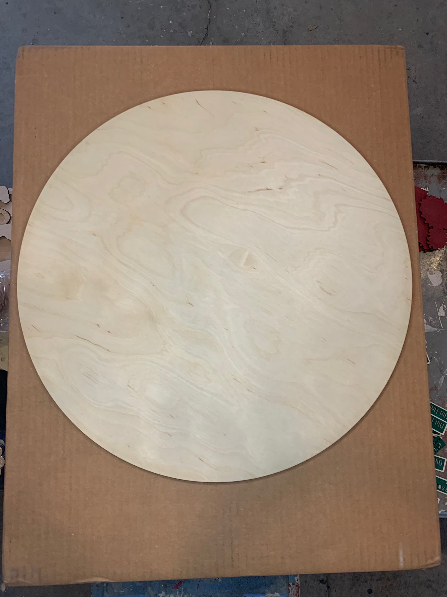 18 inch round 1/2 inch thick