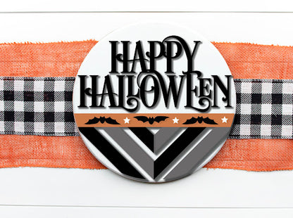 Happy Halloween quilt pattern door hanger