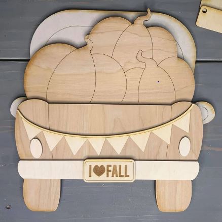 pumpkin door hanger