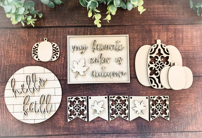 Ornate Fall Tier Tray